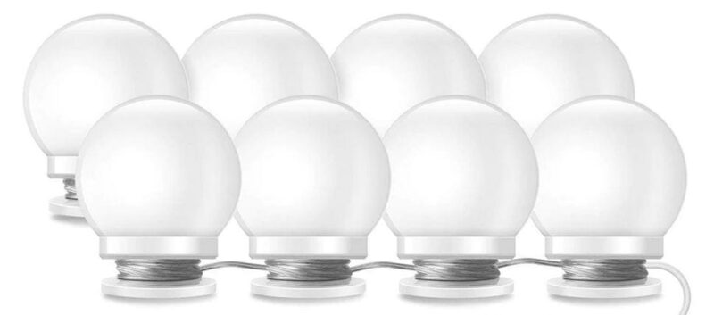 TOALETKA Moni 10 LED Z ŻARÓWKAMI DO WIZAŻU MAKIJAŻ - obrazek 4