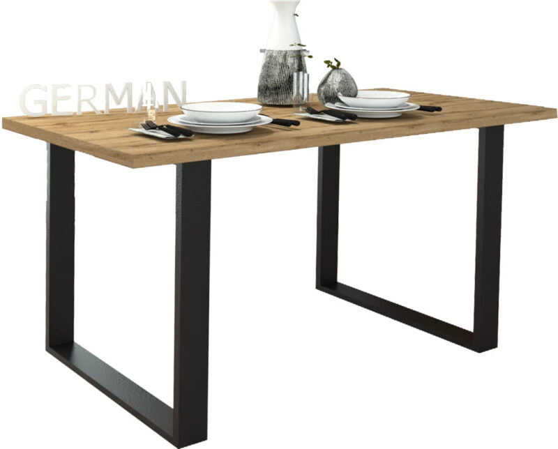 Nowoczesny zestaw do jadalni kuchni STÓŁ i 4 KRZESŁA LOFT METAL - obrazek 4