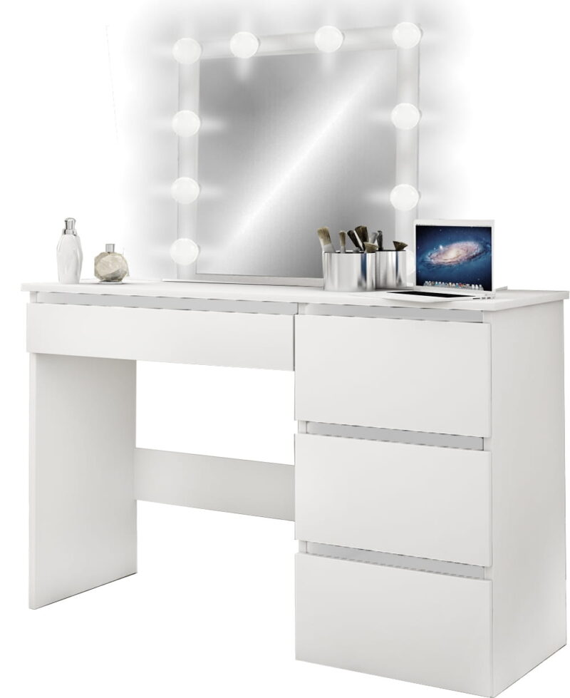 TOALETKA Moni 10 LED Z ŻARÓWKAMI DO WIZAŻU MAKIJAŻ