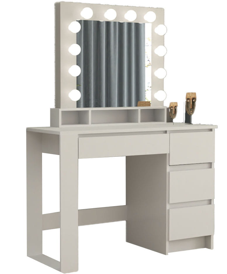 TOALETKA KOSMETYCZNA LUSTRO Z OŚWIETLENIEM 12x LED betiL ROYAL