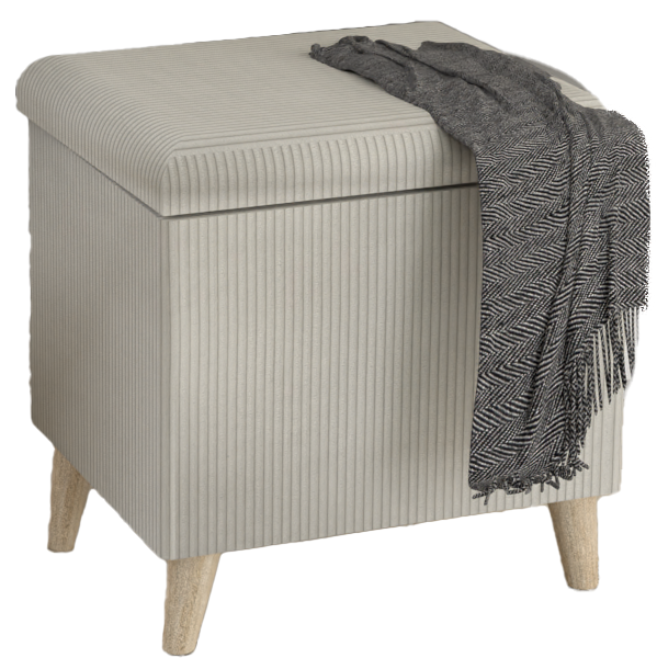 PUFA Otwierana Bukla Bouclé z Schowkiem - Skrzynia/Kufer Tapicerowany - obrazek 9