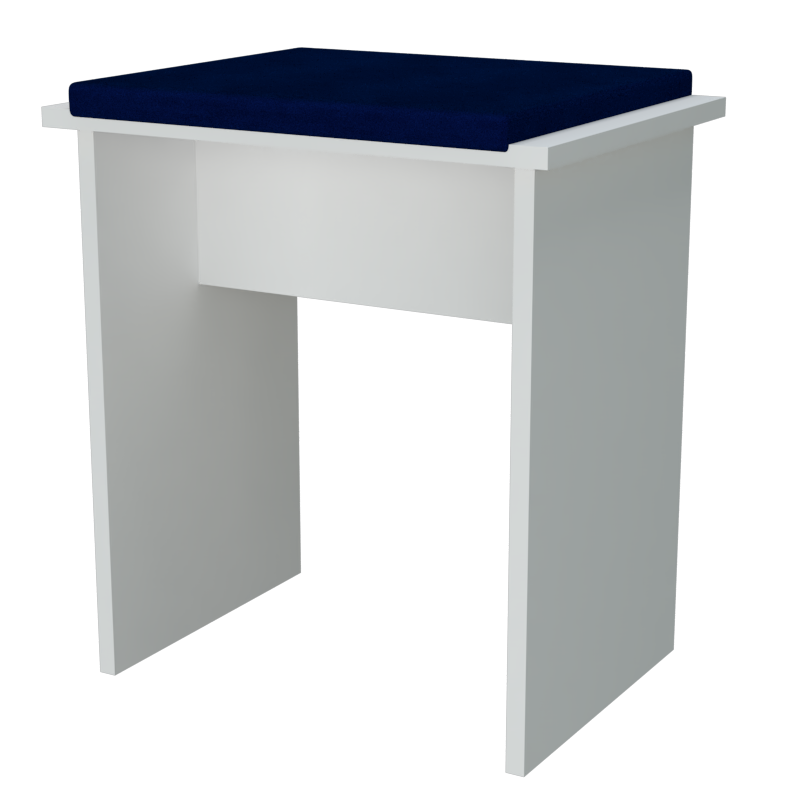 TOALETKA kosmetyczna LUSTRO 12 LED TABORET tapicerowany - obrazek 7