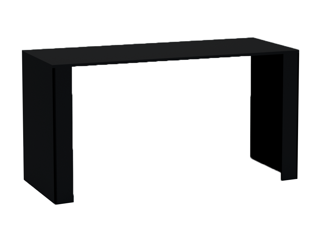 Biurko Gamingowe SHADOW 135×65 – czarny mat, nowoczesny design dla graczy - obrazek 2