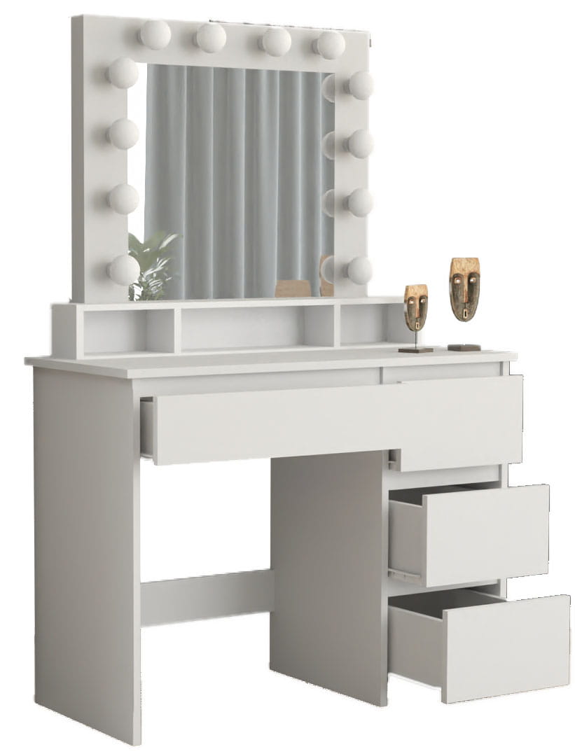 TOALETKA KOSMETYCZNA LUSTRO Z OŚWIETLENIEM 12x LED RL