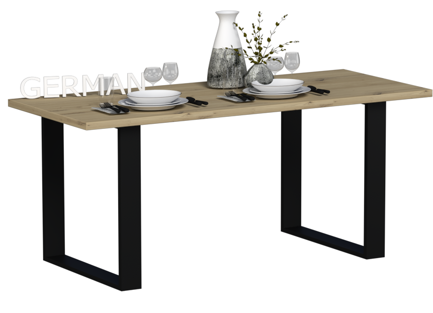 Nowoczesny zestaw do jadalni kuchni STÓŁ i 4 KRZESŁA LOFT METAL - obrazek 3