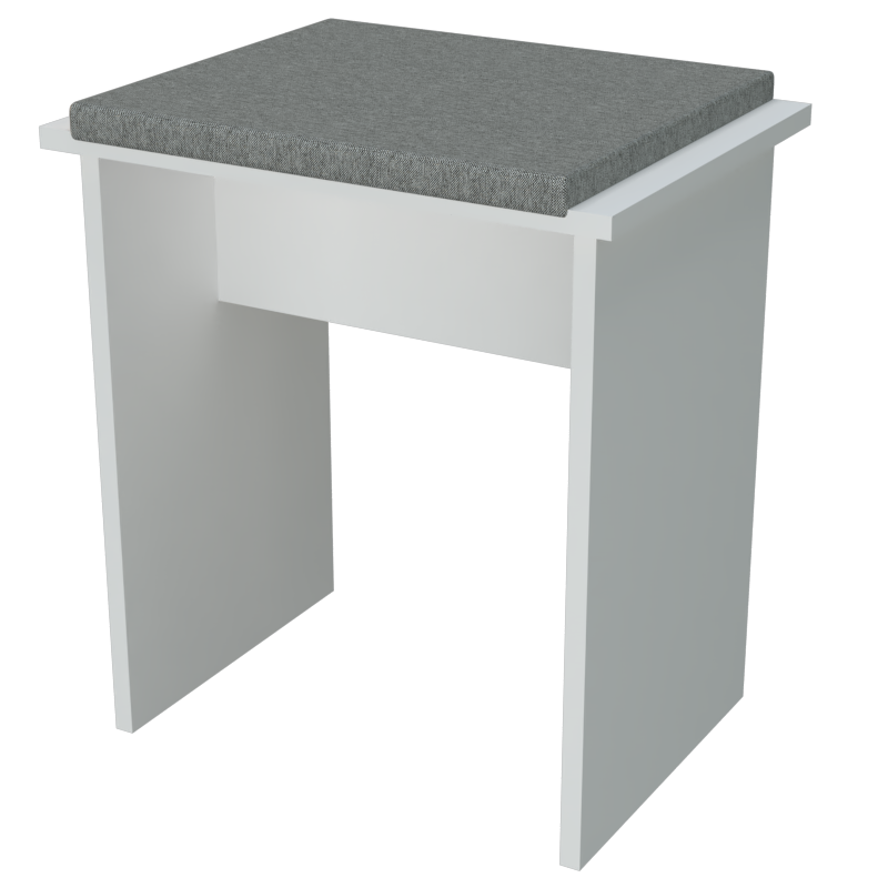 TOALETKA DO MAKIJAŻU Z LUSTREM OŚWIETLENIEM LED SZUFLADY TABORET ZESTAW - obrazek 18