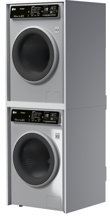 Szafka na Pralkę i Suszarkę do Łazienki - Regał Słupek Biały z Półkami do Pralni - obrazek 2