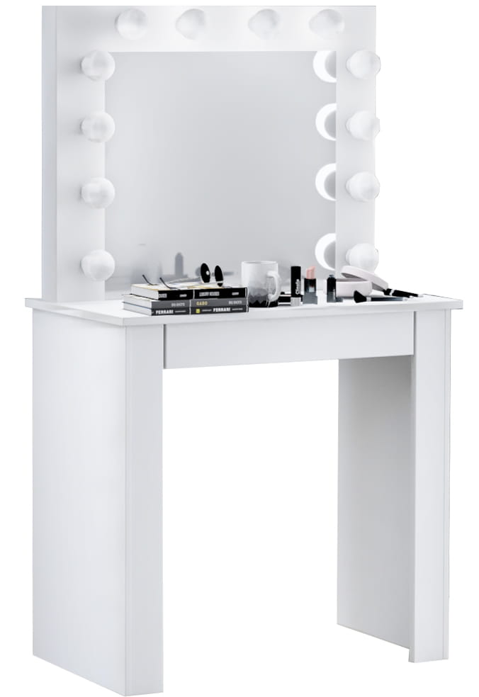 TOALETKA LUSTRO DO MAKIJAŻU WIZAŻU Z OŚWIETLENIEM 12X LEDBETI1