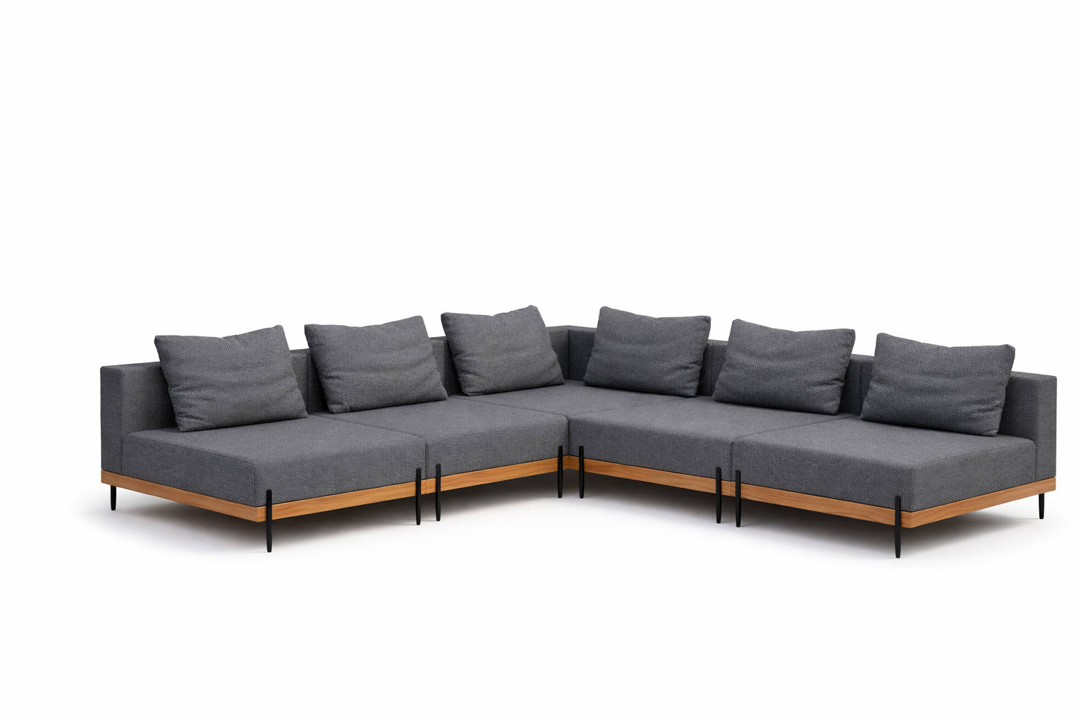 Grand ZESTAW MEBLI OGRODOWYCH PREMIUM Narożnik + PODUSZKI SOFA NA TARAS - obrazek 3